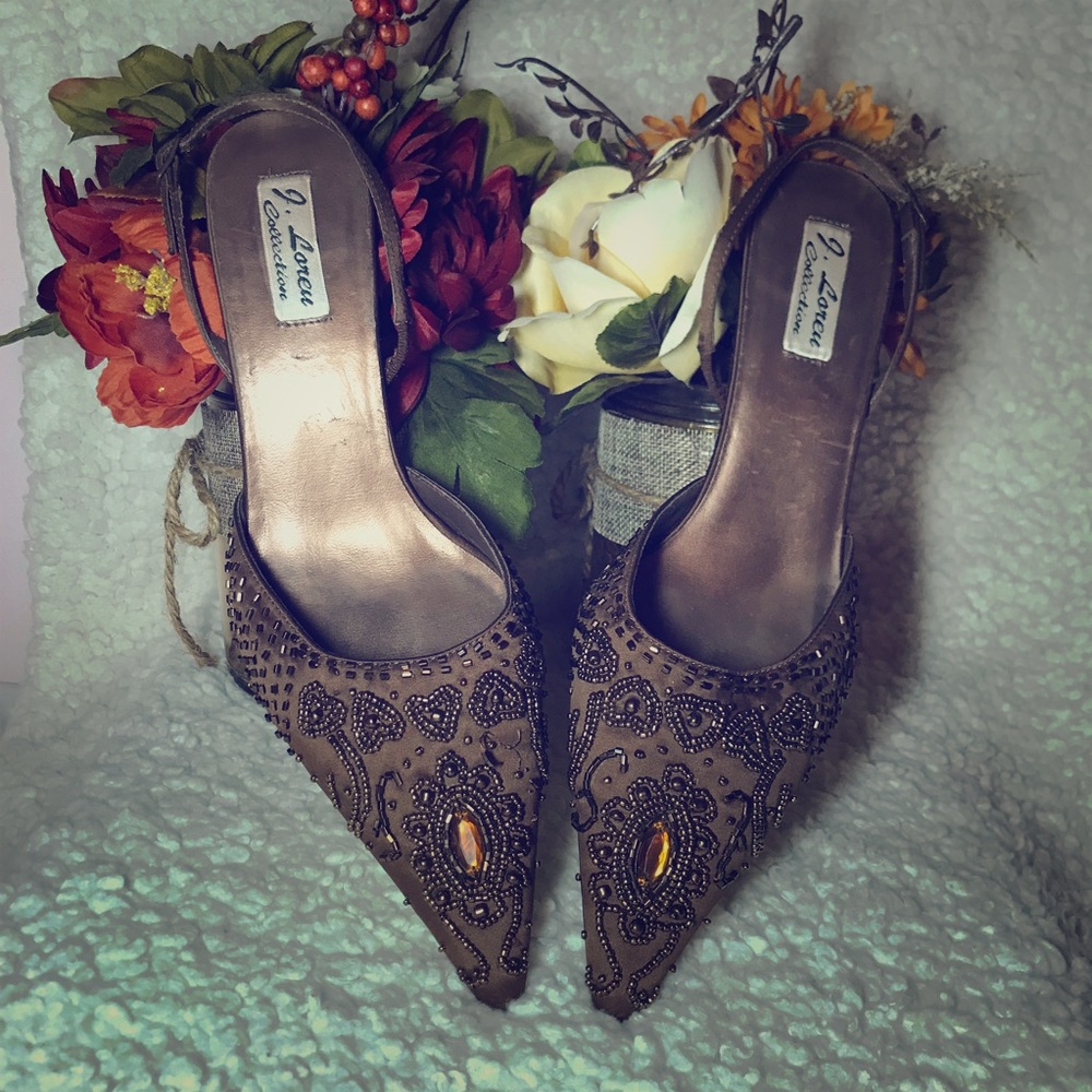 J. Loren EURO shoes.  Gorgeous brown heels